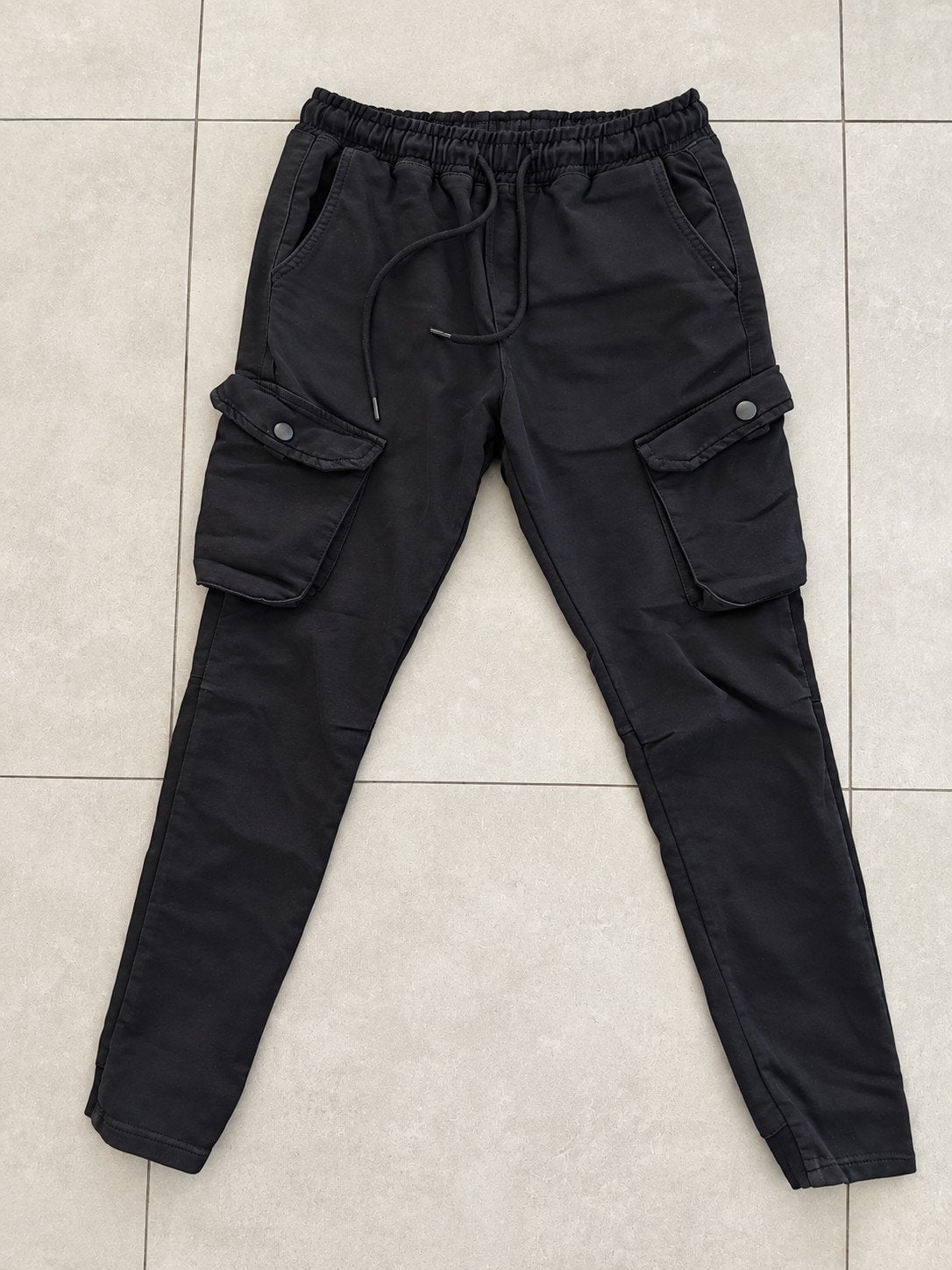 Zwarte cargo broek Remy Boys – maat 32, Zwart, Overige maten, Ophalen of Verzenden, Zo goed als nieuw