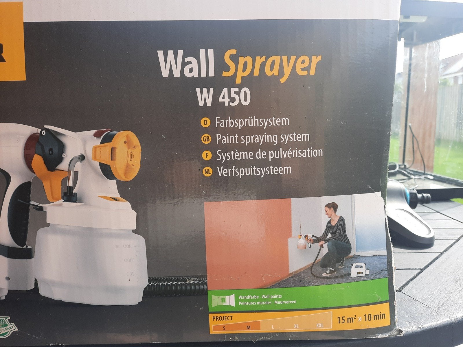 Wagner Wall Sprayer W 450 Verfspuitsysteem, Ophalen, Zo goed als nieuw
