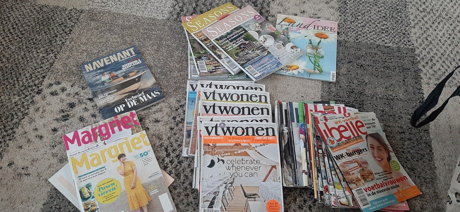 Diverse oude tijdschriften:, Boeken, Tijdschriften en Kranten, Gelezen, Damesbladen, Ophalen of Verzenden