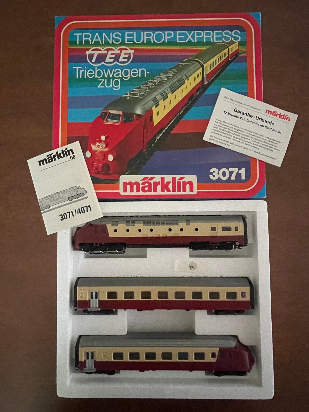 ** WINKELNIEUW ** Märklin 3071 TEE ** COMPLEET **, Wisselstroom, Treinset, Analoog, Nieuw