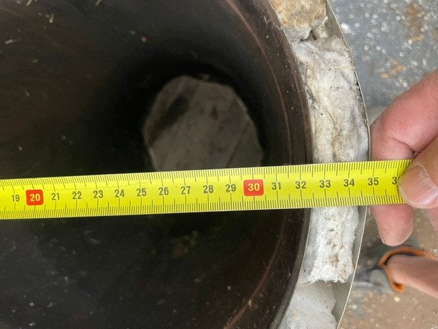 Dubbelwandig RVS rookkanaal, Ophalen, Gebruikt, Afzuiger