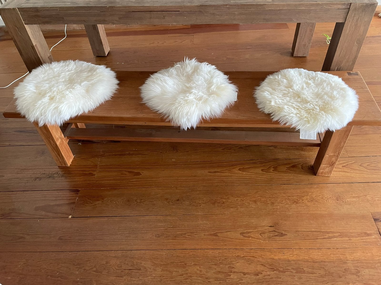 Teak houten bank, Huis en Inrichting, Ophalen, Gebruikt, Bruin, Eén