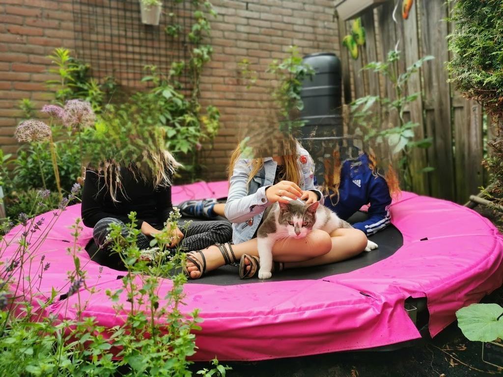 Mooie EXIT ingraafbare trampoline - Uren speelplezier!, Kinderen en Baby's, Speelgoed | Buiten | Trampolines, Gebruikt, Ophalen