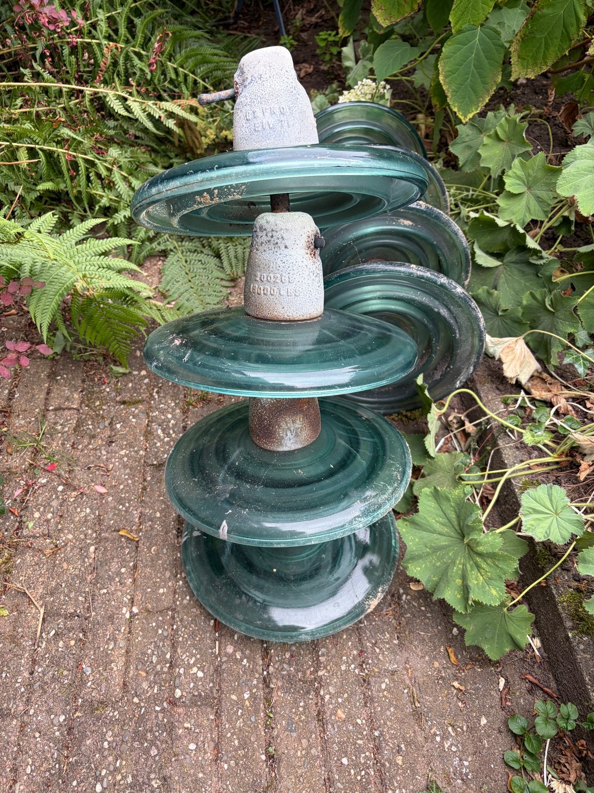 Hoogspannings islotatoren decoratie, Ophalen of Verzenden, Gebruikt