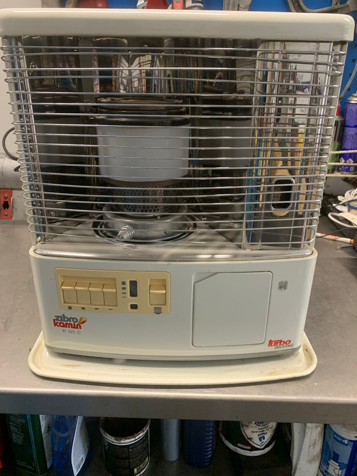 Zibro Kamin R 125 C Petroleumkachel - Turbo Electronic, Gebruikt, Overige brandstoffen, Petroleumkachel, Ophalen of Verzenden