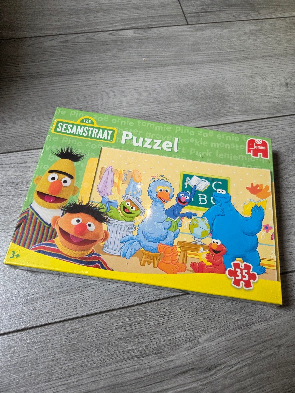 Sesamstraat Puzzel 35 stukjes Jumbo, Ophalen of Verzenden, 10 tot 50 stukjes, Nieuw, 2 tot 4 jaar