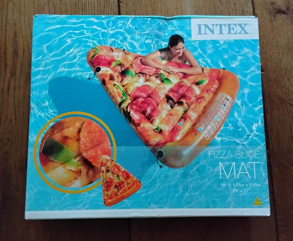 Intex - luchtbed pizzapunt - opblaasbaar- nieuw, Ophalen of Verzenden, Nieuw