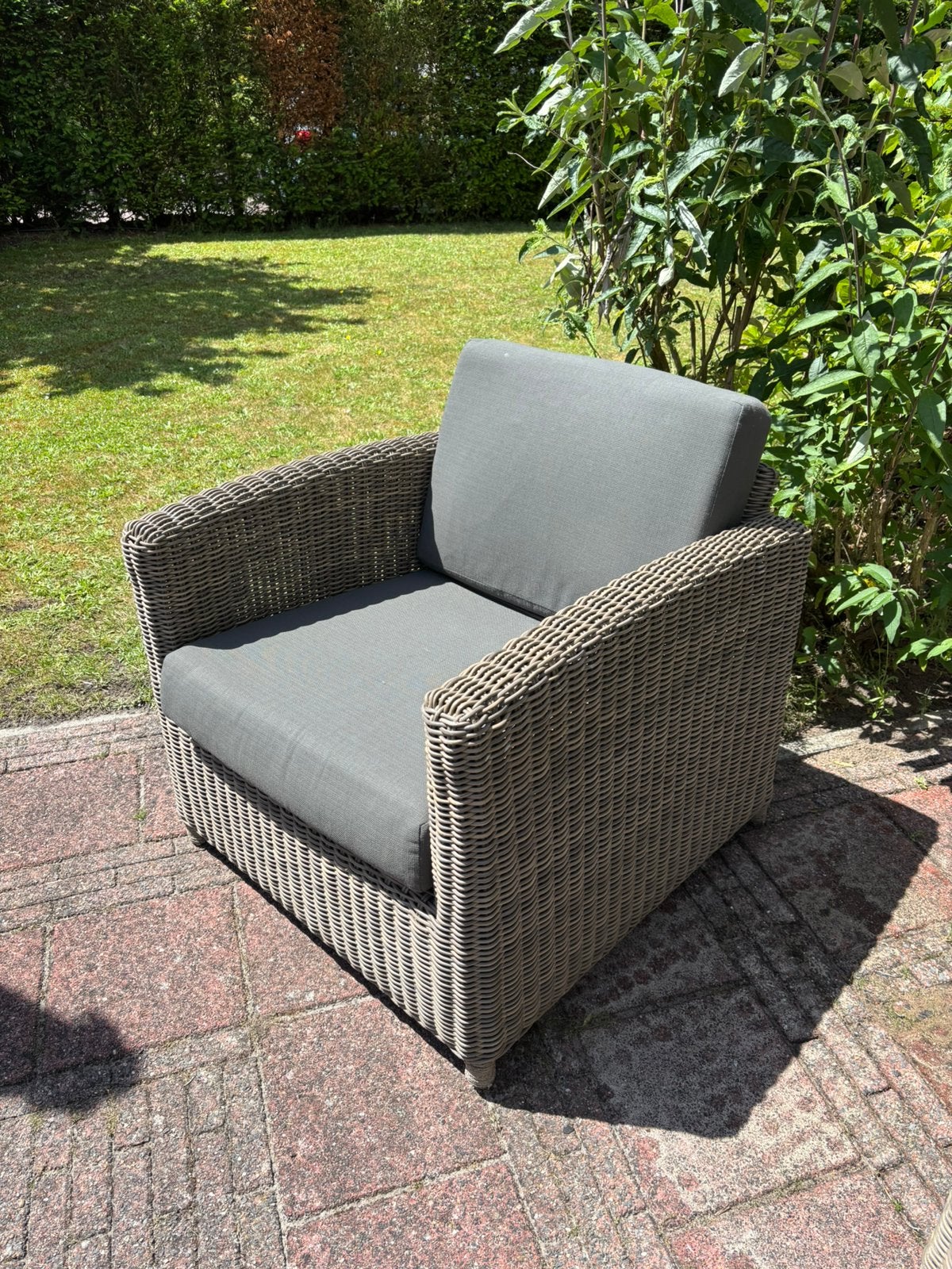 4 Seasons Outdoor (4SO) lounge stoelen, Ophalen, Zo goed als nieuw, Wicker