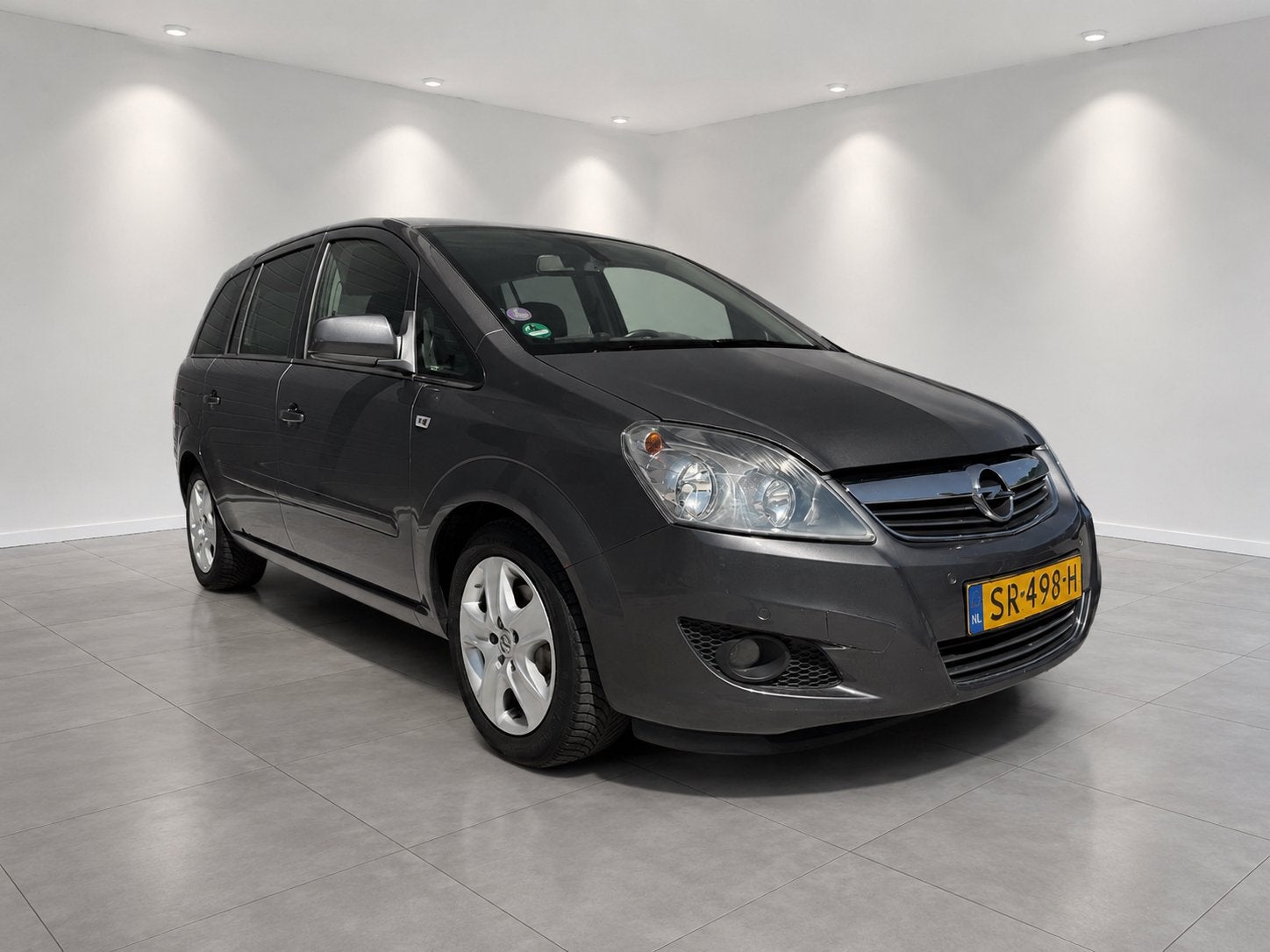 Opel Zafira 1.8 Selection LPG G3 7 Persoons Airco 140pk NAP, Auto's, Voorwielaandrijving, Euro 5, Stof, Zwart