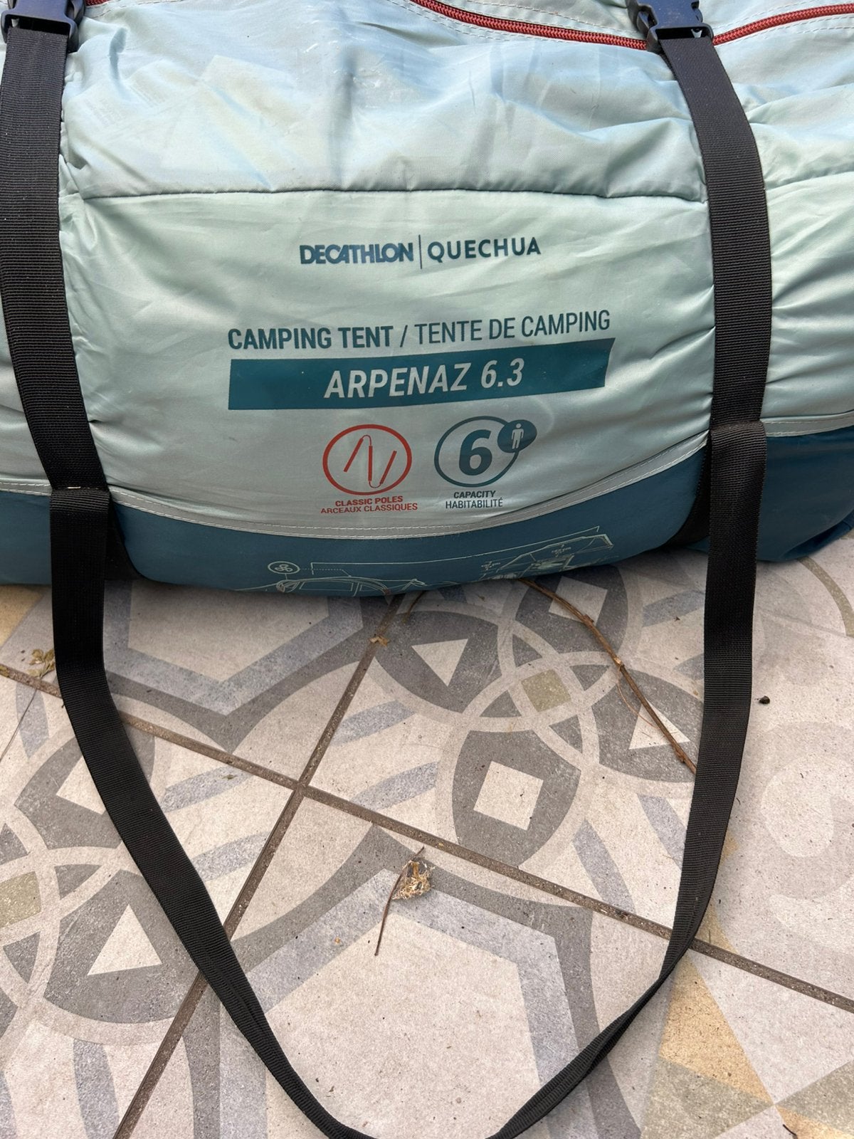 Quechua Arpenaz 6.3 familietent – 6 personen, Ophalen, Gebruikt, Tot en met 6
