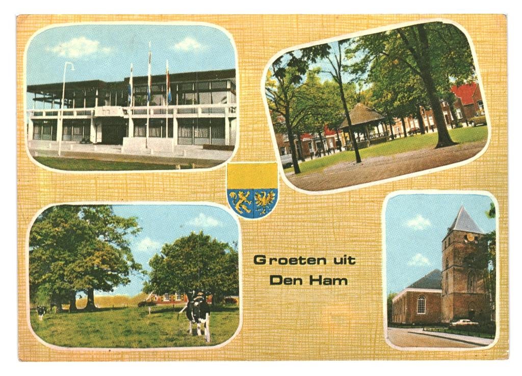 802338 Den Ham Ov 1972 Gelopen met Postzegel Stempel Den Ham, Ophalen of Verzenden, 1960 tot 1980, Gelopen, Overijssel