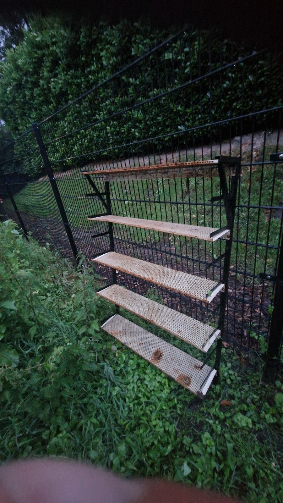 Metalen rek met planken - ideaal voor opslag, Ophalen of Verzenden, Gebruikt