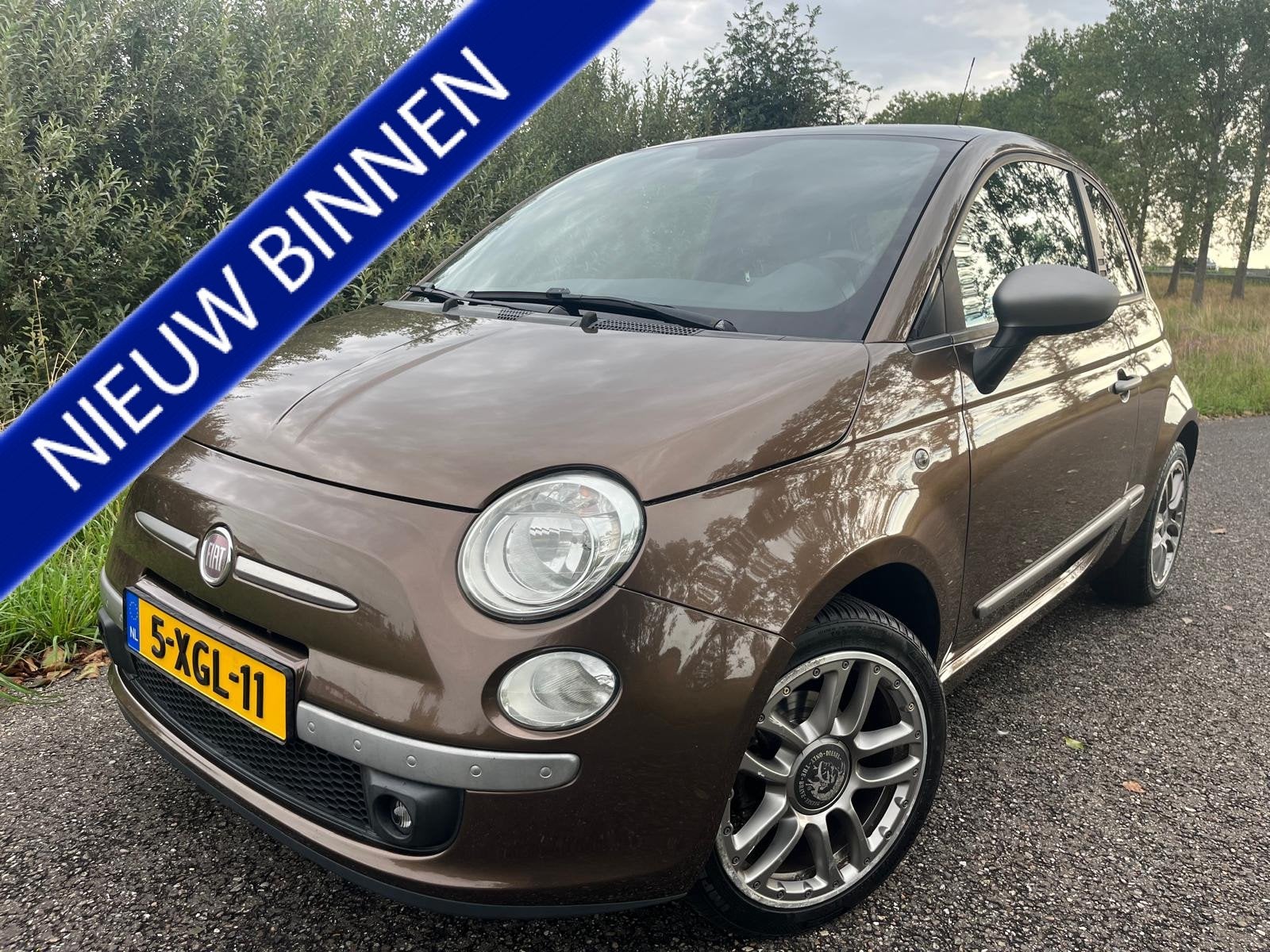 Fiat FIAT 500 1.2 | Airco | Panodak | Nieuwe apk bij leverin, Euro 5, Gebruikt, 1242 cc, Bedrijf