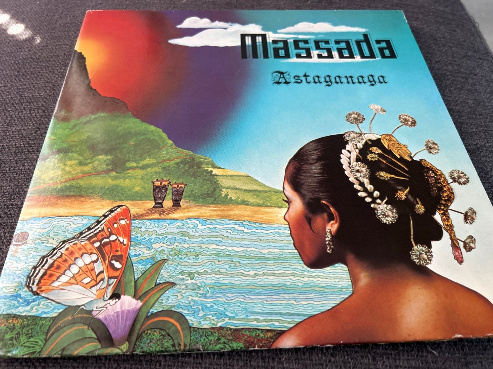 Lp Massada - Astaganaga, Cd's en Dvd's, LP, Gebruikt, Ophalen of Verzenden, Funk