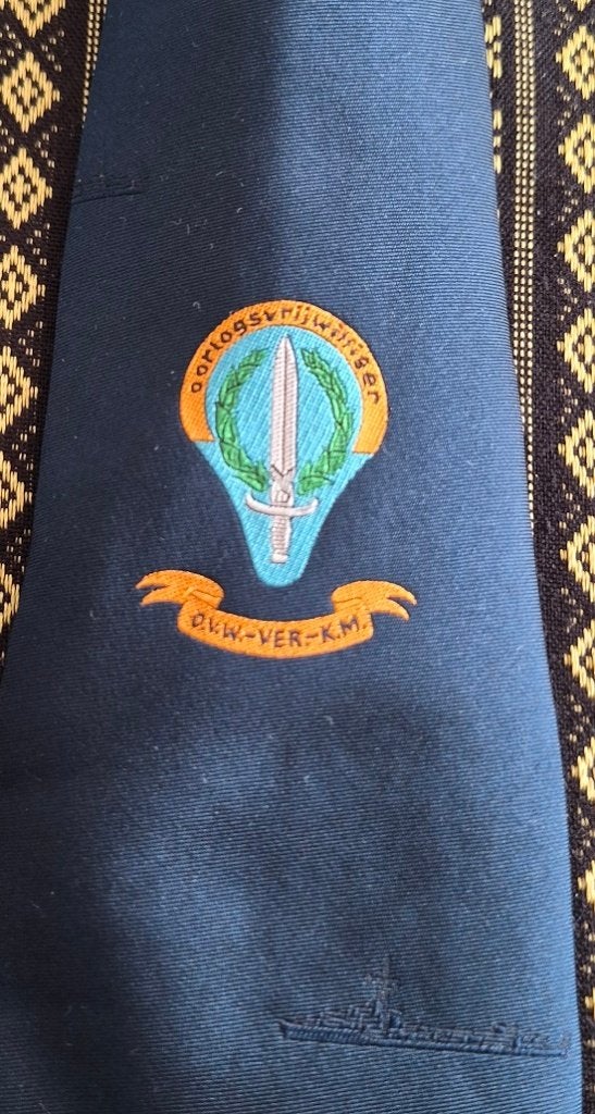 Vereniging voor Oorlogsvrijwilligers stropdas Koninklijke, Ophalen of Verzenden, Landmacht, Nederland, Kleding of Schoenen