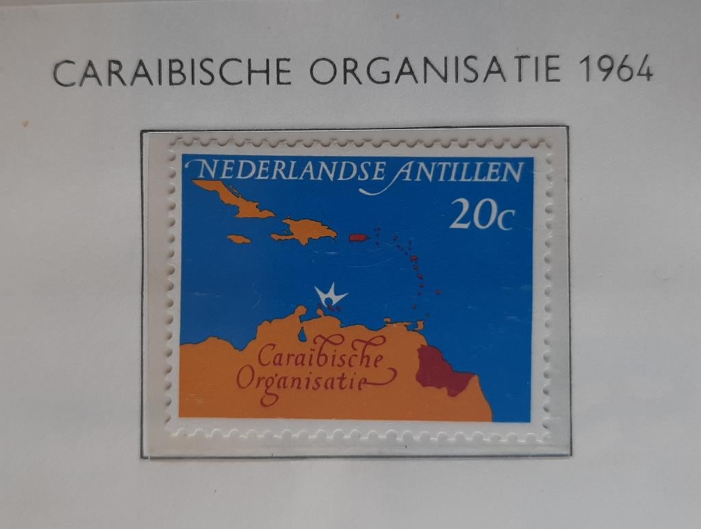 1964 Nederlandse Antillen Caraïbische Organisatie Nvph 351, Ophalen