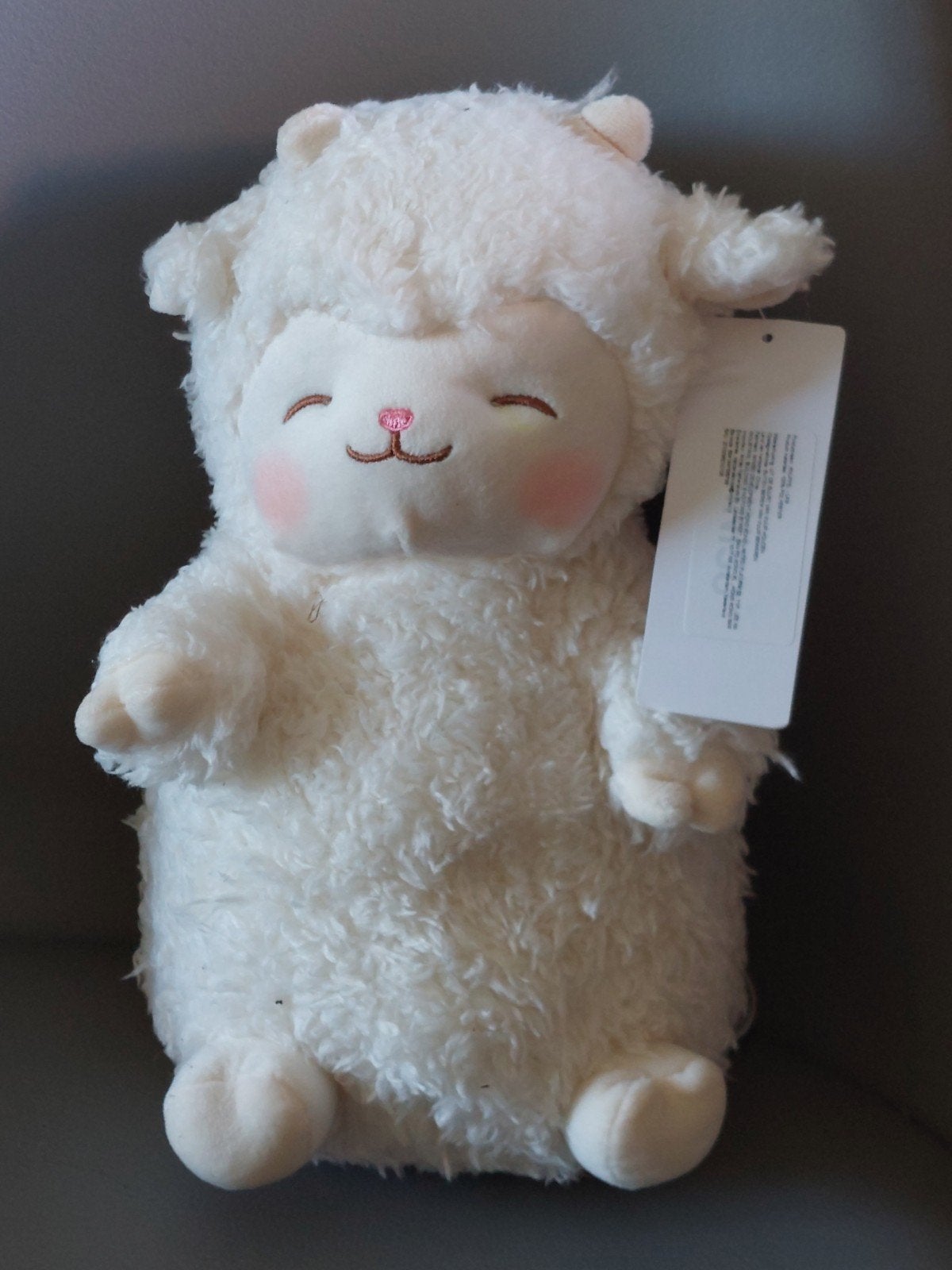 MINISO Lammetje Knuffel - Warm Wit, 27cm, Overige merken, Overige karakters, Overige typen, Nieuw