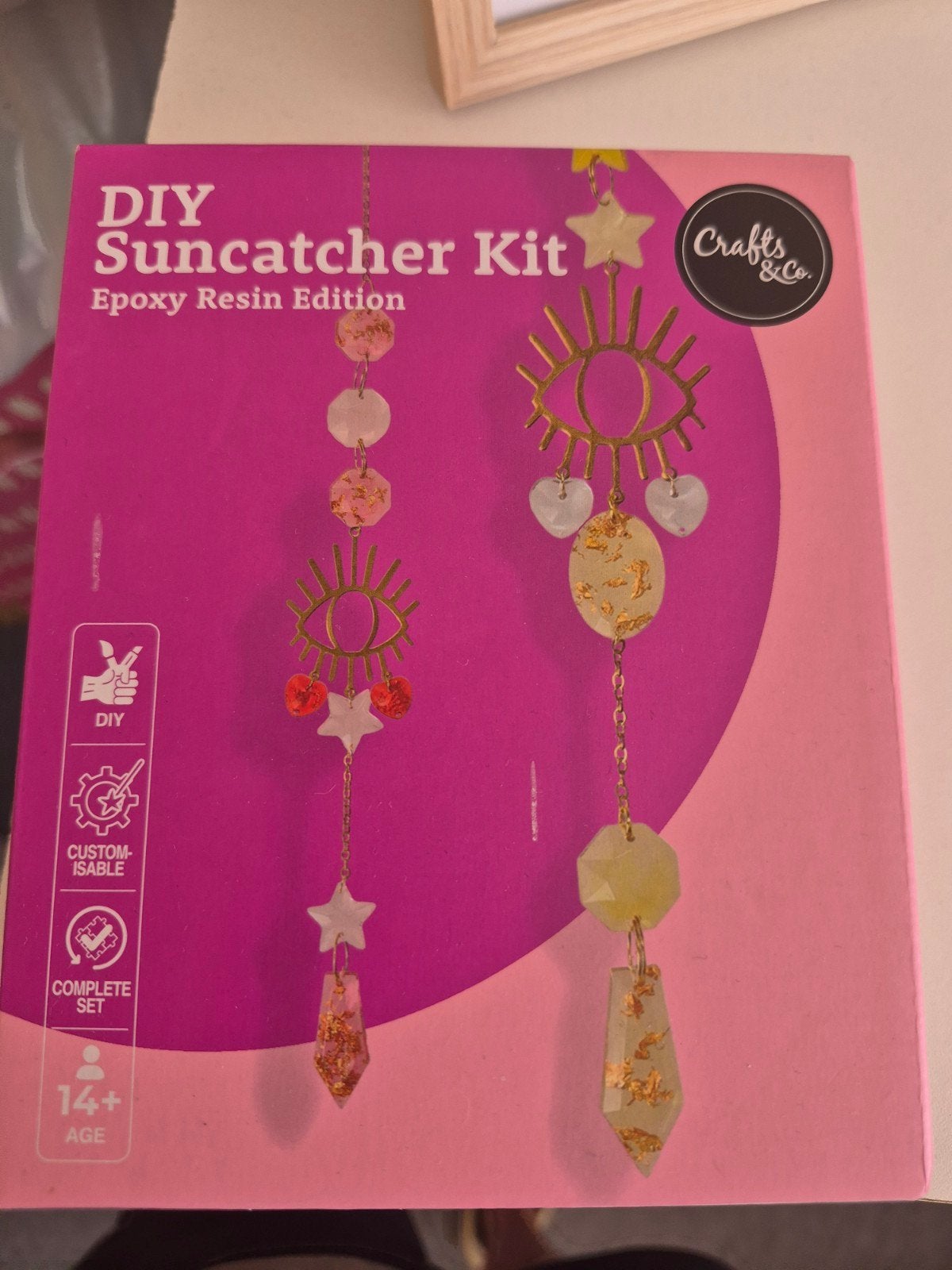 DIY Suncatcher Kit Epoxy Resin Edition Crafts & Co, Ophalen, Overige thema's, Nieuw, Meerkleurig