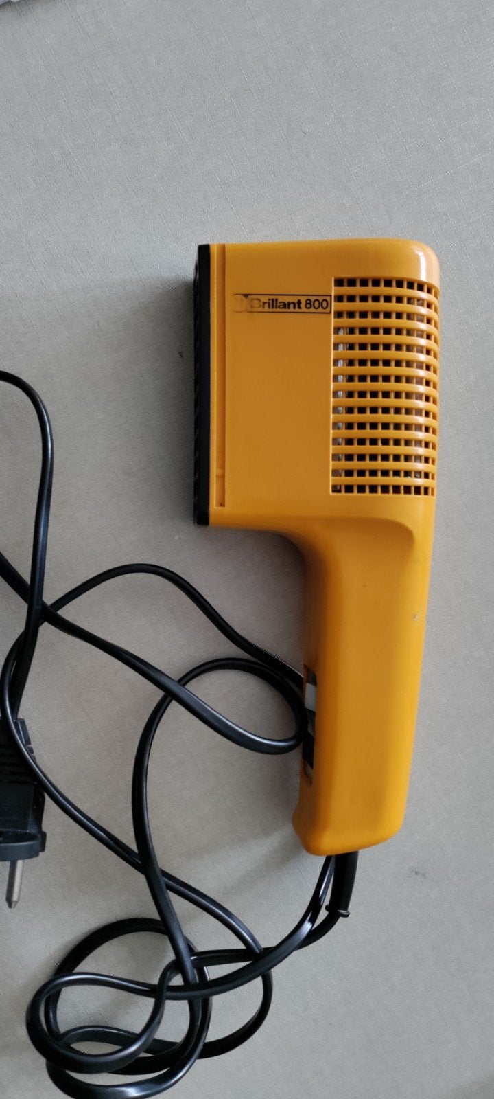 Föhn,haarföhn,Haar,960,2 standen,800 Watt,Geel,Brillant, Verzamelen, Retro, Ophalen of Verzenden, Persoonlijke verzorging