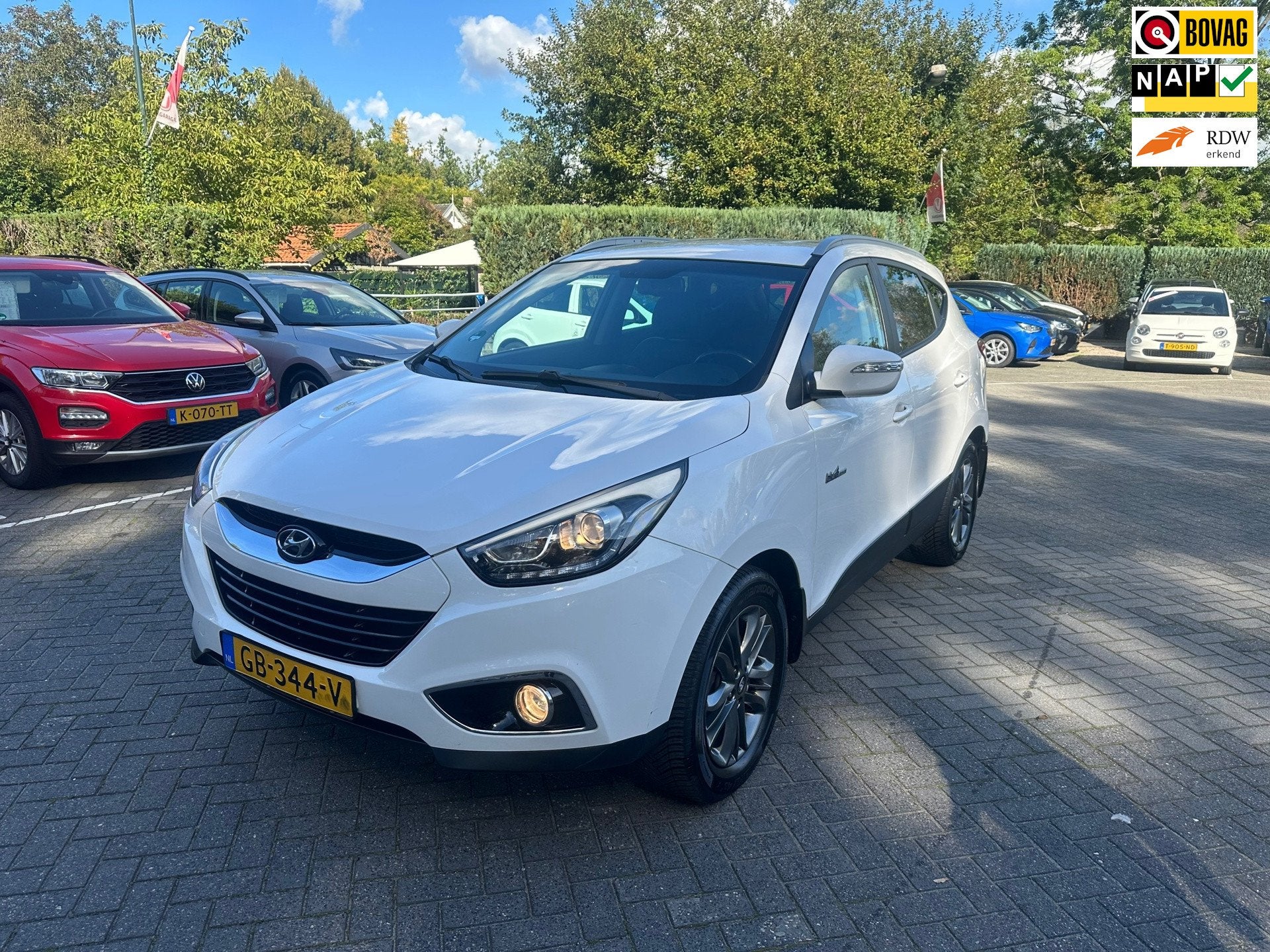 Hyundai Ix35 1.6i GDI Go! half leer , navigatie , pdc met ca, Auto's, Voorwielaandrijving, 135 pk, 1591 cc, 4 cilinders
