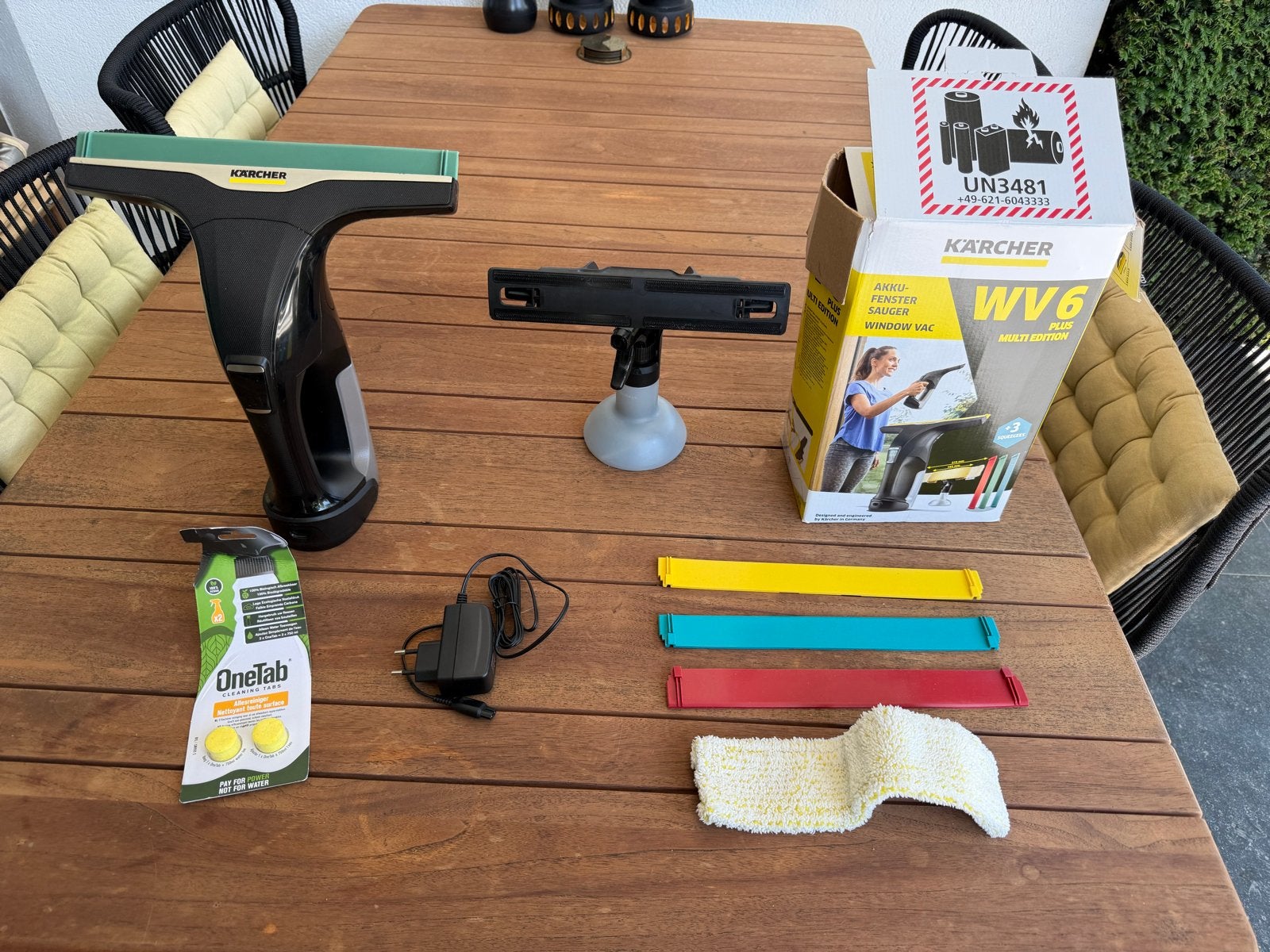 Kärcher WV6 Plus Window Vac - Accu Raamwisser, Witgoed en Apparatuur, Stofzuigers, Kärcher, Overige typen, Draadloos, Ophalen of Verzenden