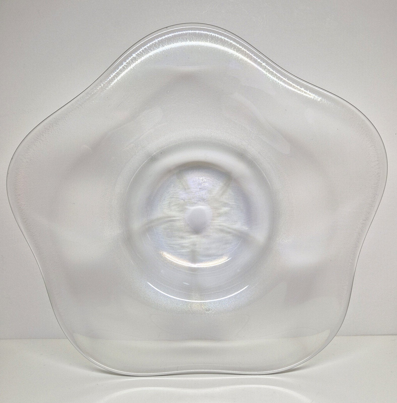 W.J. Rozendaal Kristalunie Maastricht Coquille schaal 1937., Antiek en Kunst, Ophalen of Verzenden