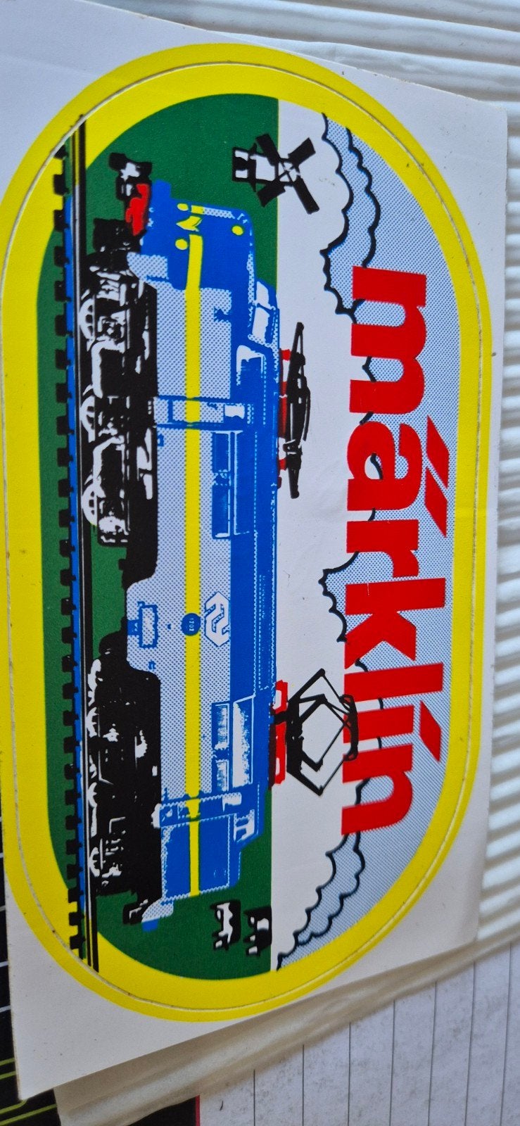Sticker Marklin  maat 15x10 cm, Ophalen of Verzenden, Zo goed als nieuw