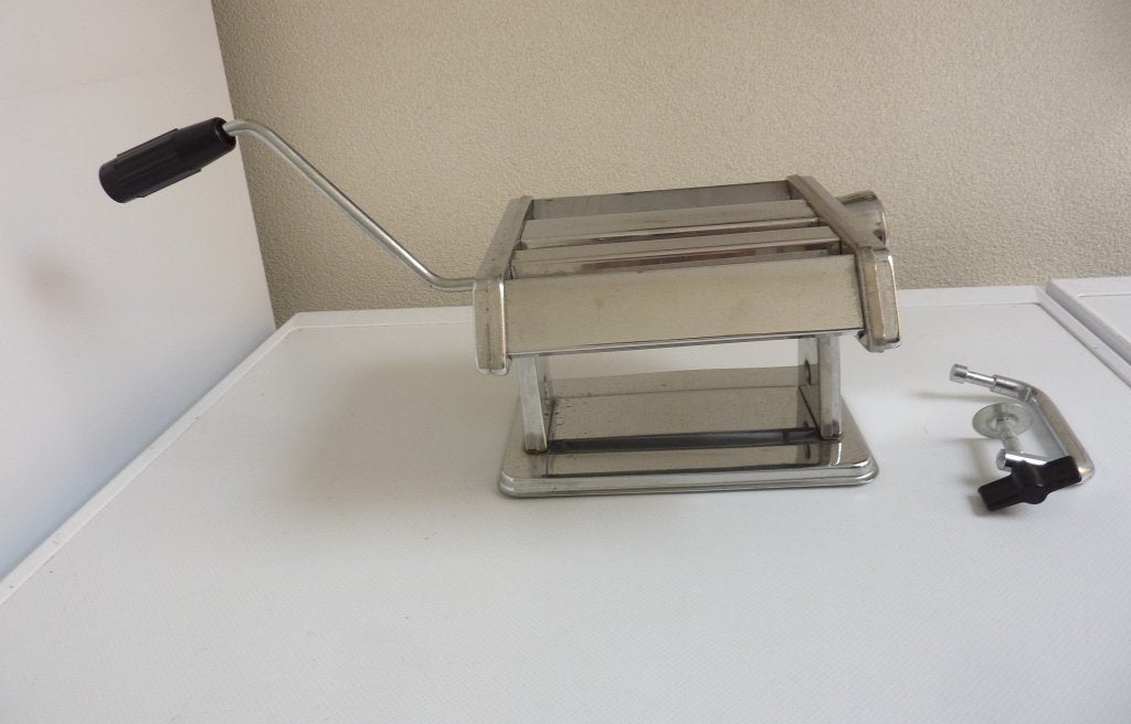 Pasta / ravioli machine. Handmatig., Gebruikt, Zilver, Ophalen of Verzenden, Metaal