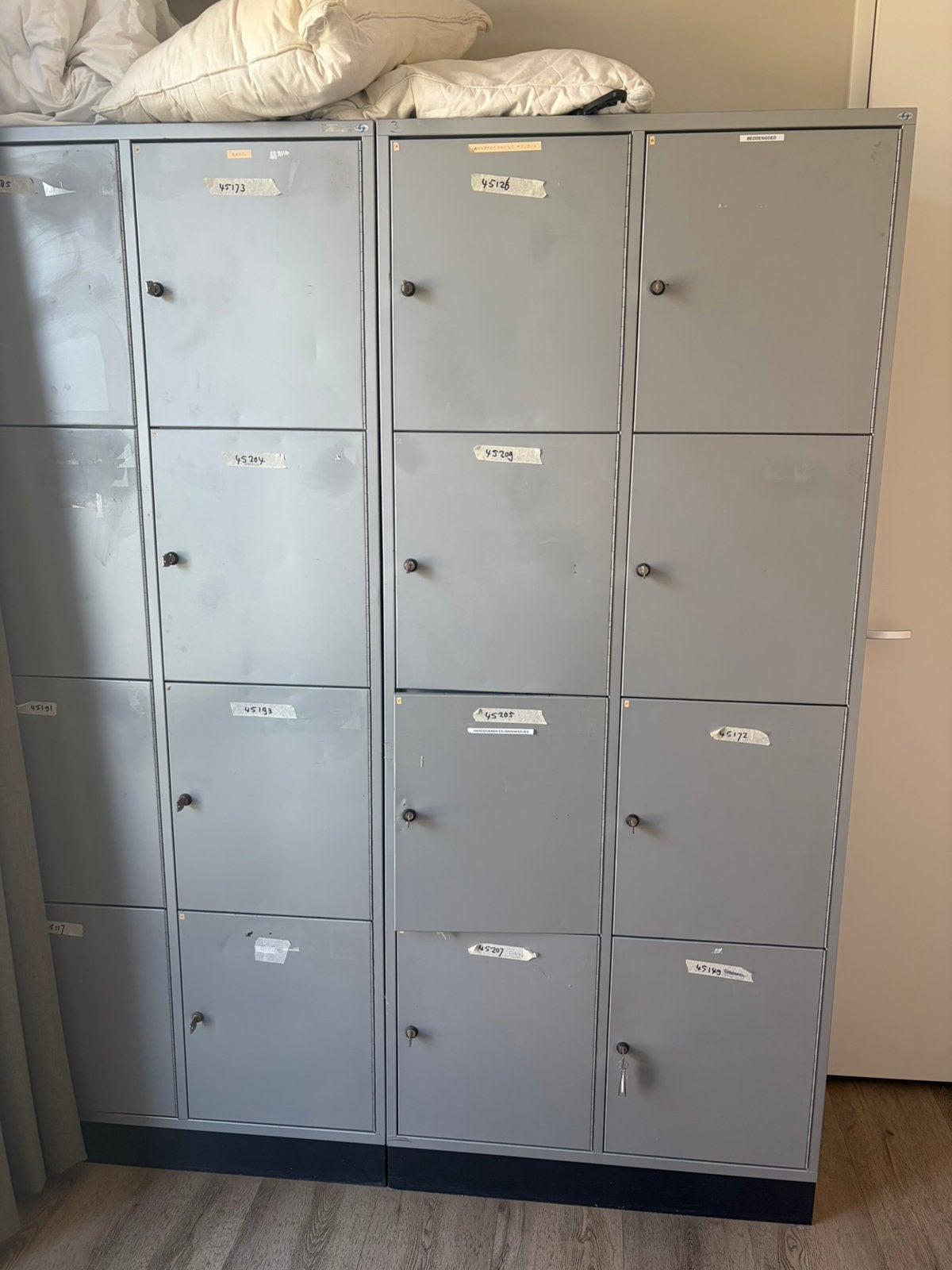 Lockerkast 16 vaks, Ophalen, Gebruikt