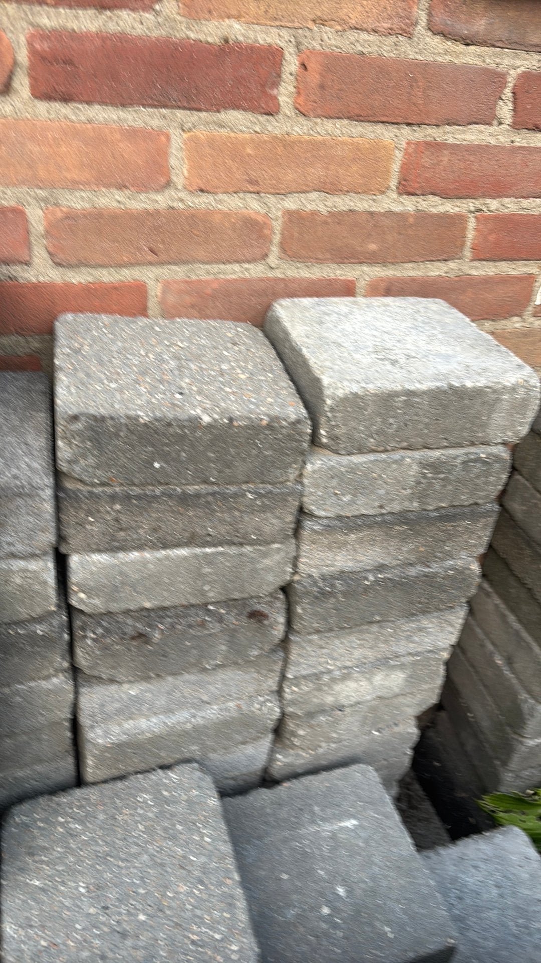 200+ Gebruikte 20x20 stenen voor terras of pad, Tuin en Terras, Tegels en Klinkers, Ophalen, Gebruikt, 5 tot 10 m², Beton