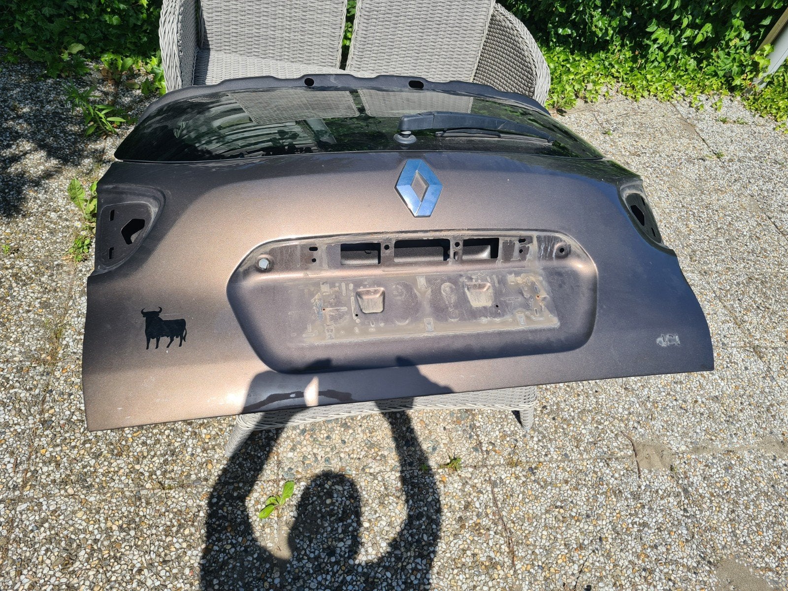 Te koop.Achterklep,spoiler,handgreep, Renault Captur., Ophalen, Gebruikt, Achterklep, Renault