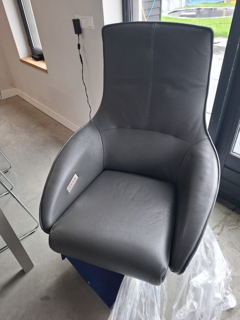 Als nieuw Gealux Twinz relaxfauteuil leer + accu, Ophalen, Zo goed als nieuw, Xxx, 75 tot 100 cm