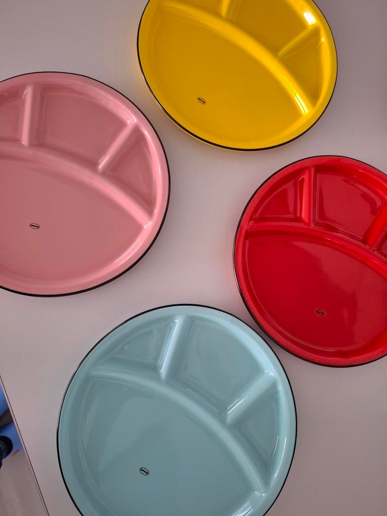 Cabanaz nieuw fondueborden in diverse kleuren, Ophalen of Verzenden, Nieuw, Overige stijlen, Bord(en)