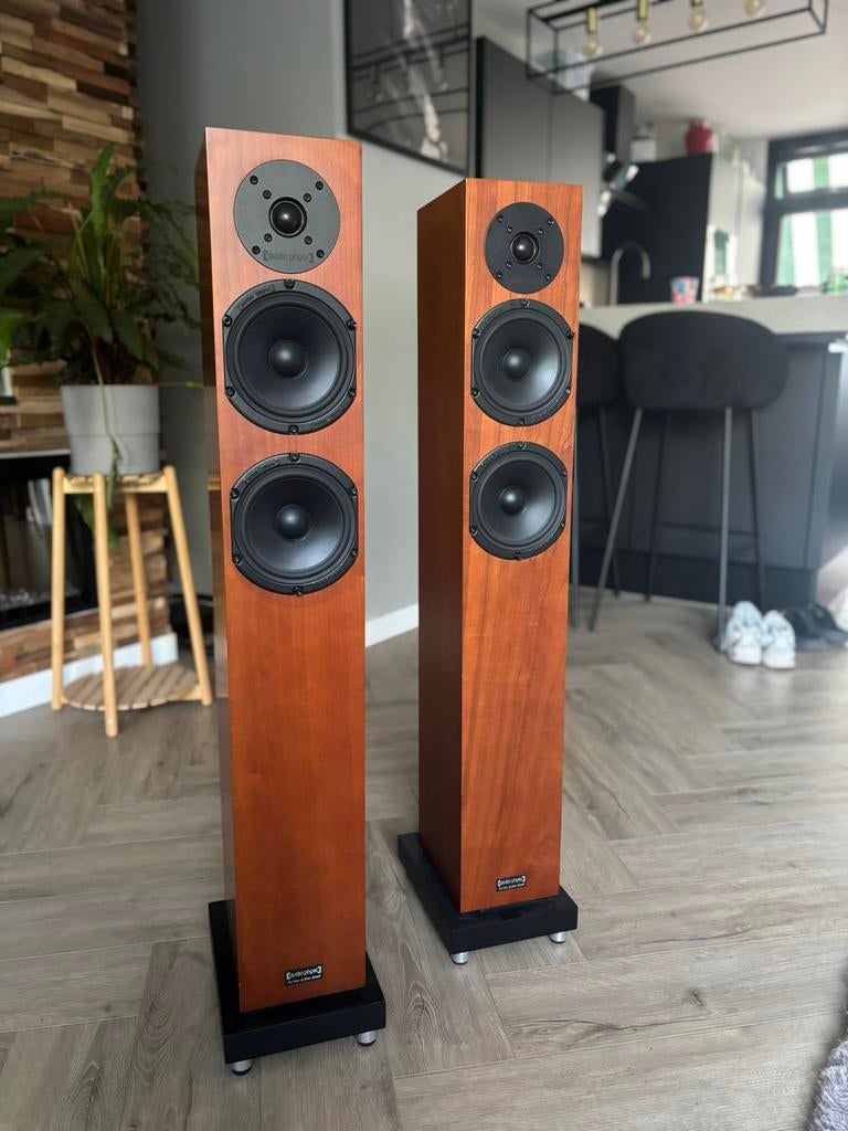 Audio Physic Yara 2 Classic speakers in Nieuwstaat, Audio, Tv en Foto, Luidsprekers, Zo goed als nieuw, 60 tot 120 watt, Front, Rear of Stereo speakers