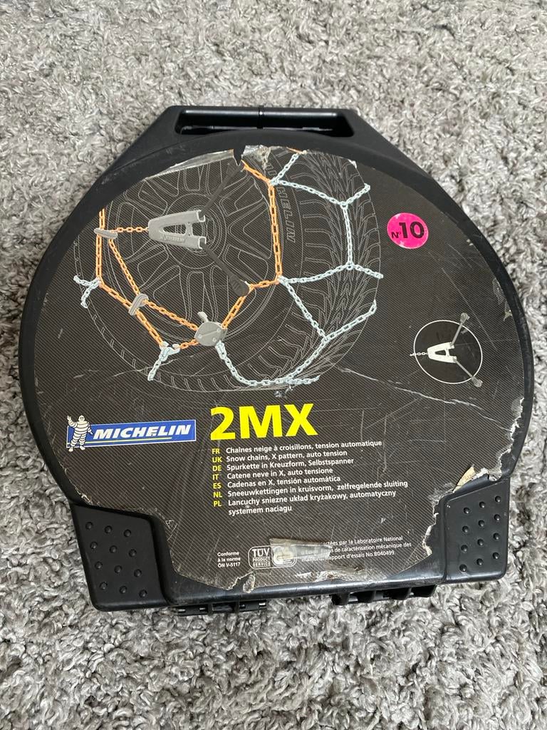 Michelin Sneeuwkettingen 2MX (diverse maten), Ophalen of Verzenden, Gebruikt