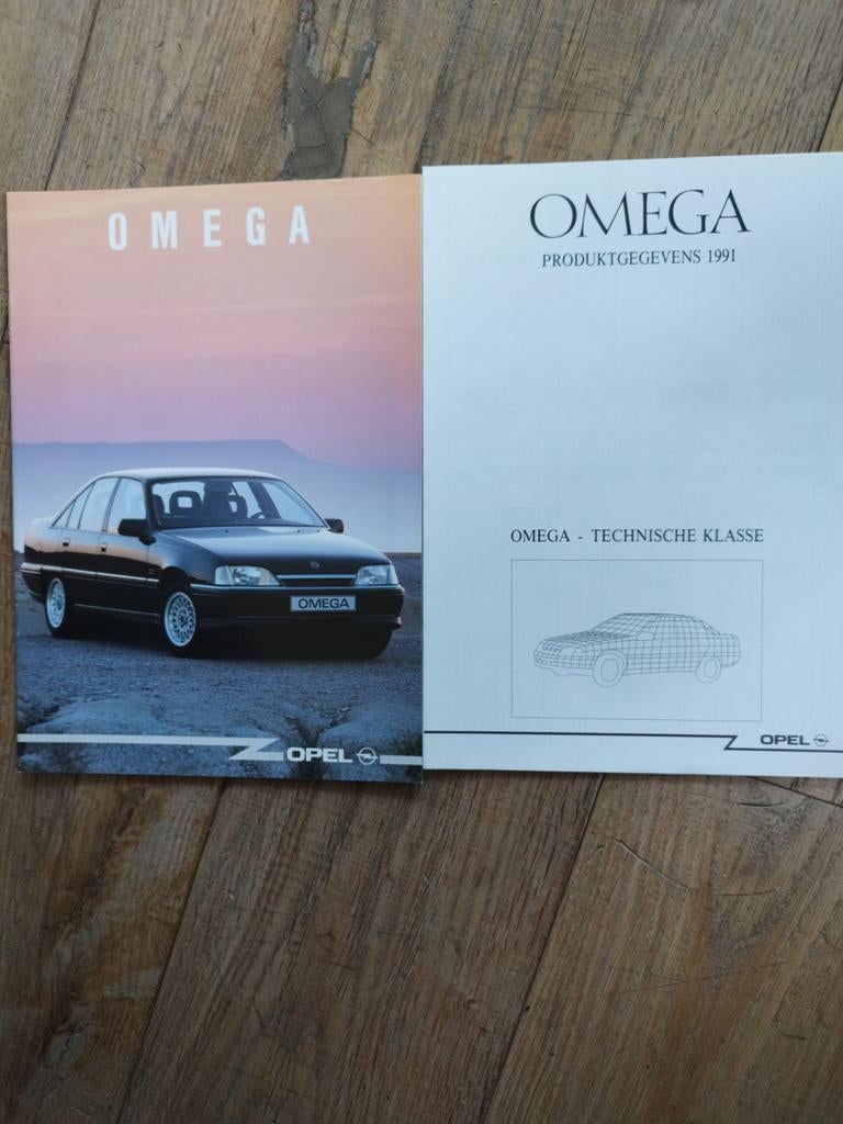 Opel Omega brochure 1990+ Technische Bijlage, Opel, Zo goed als nieuw, Opel, Ophalen of Verzenden