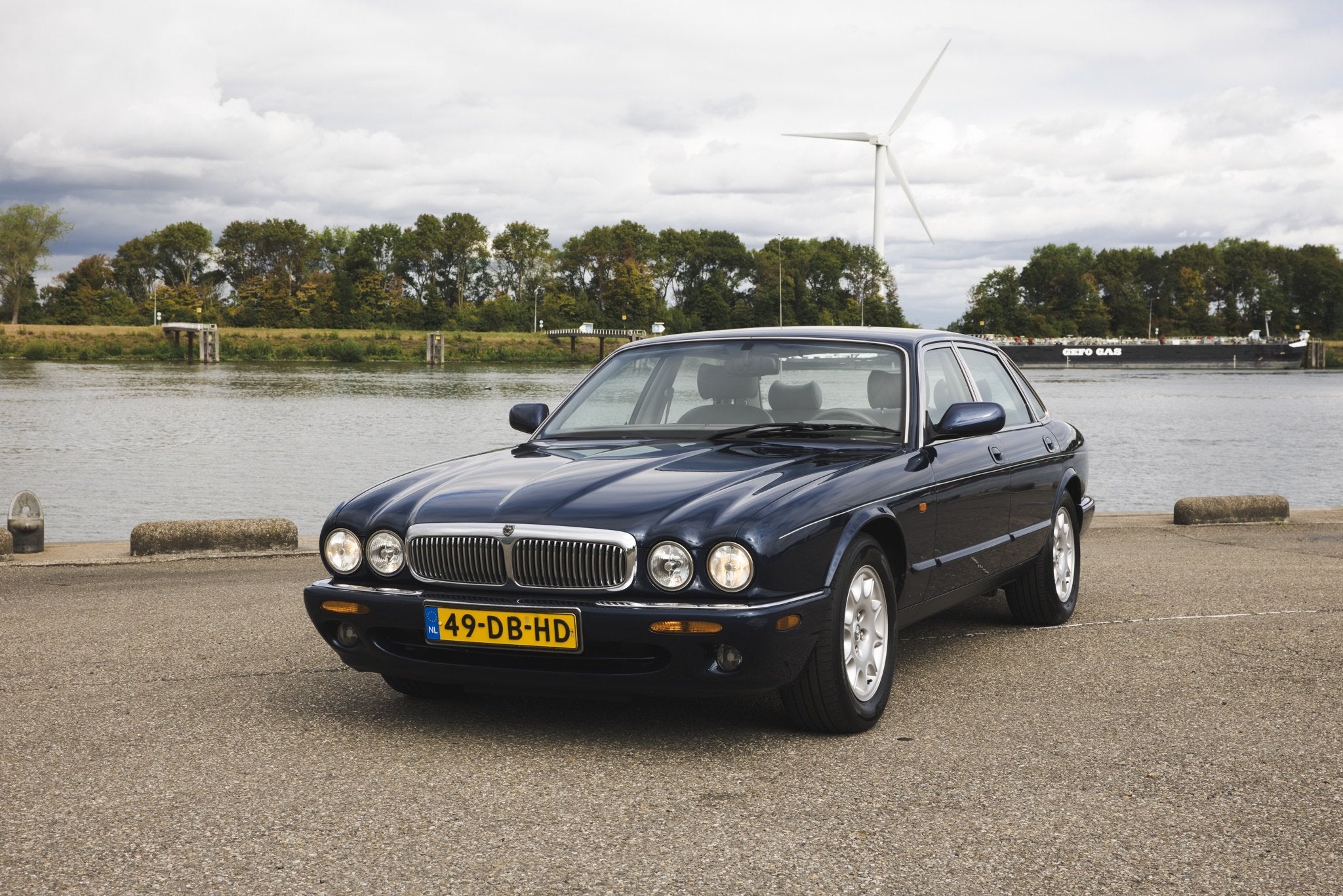Jaguar Sovereign 3.2 V8 (bj 1999, automaat), Automaat, Achterwielaandrijving, Blauw, Bedrijf