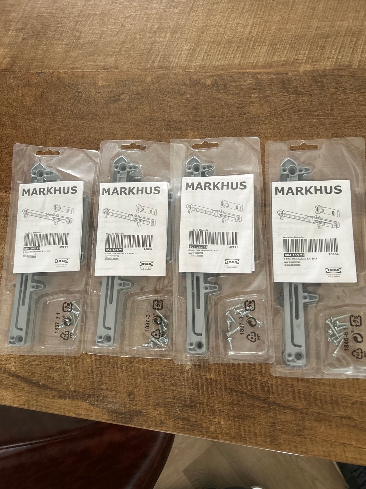 IKEA MARKHUS scharnieren (4 stuks) - Nieuw in verpakking, Doe-het-zelf en Verbouw, Hang- en Sluitwerk, Ophalen, Nieuw, Overige materialen