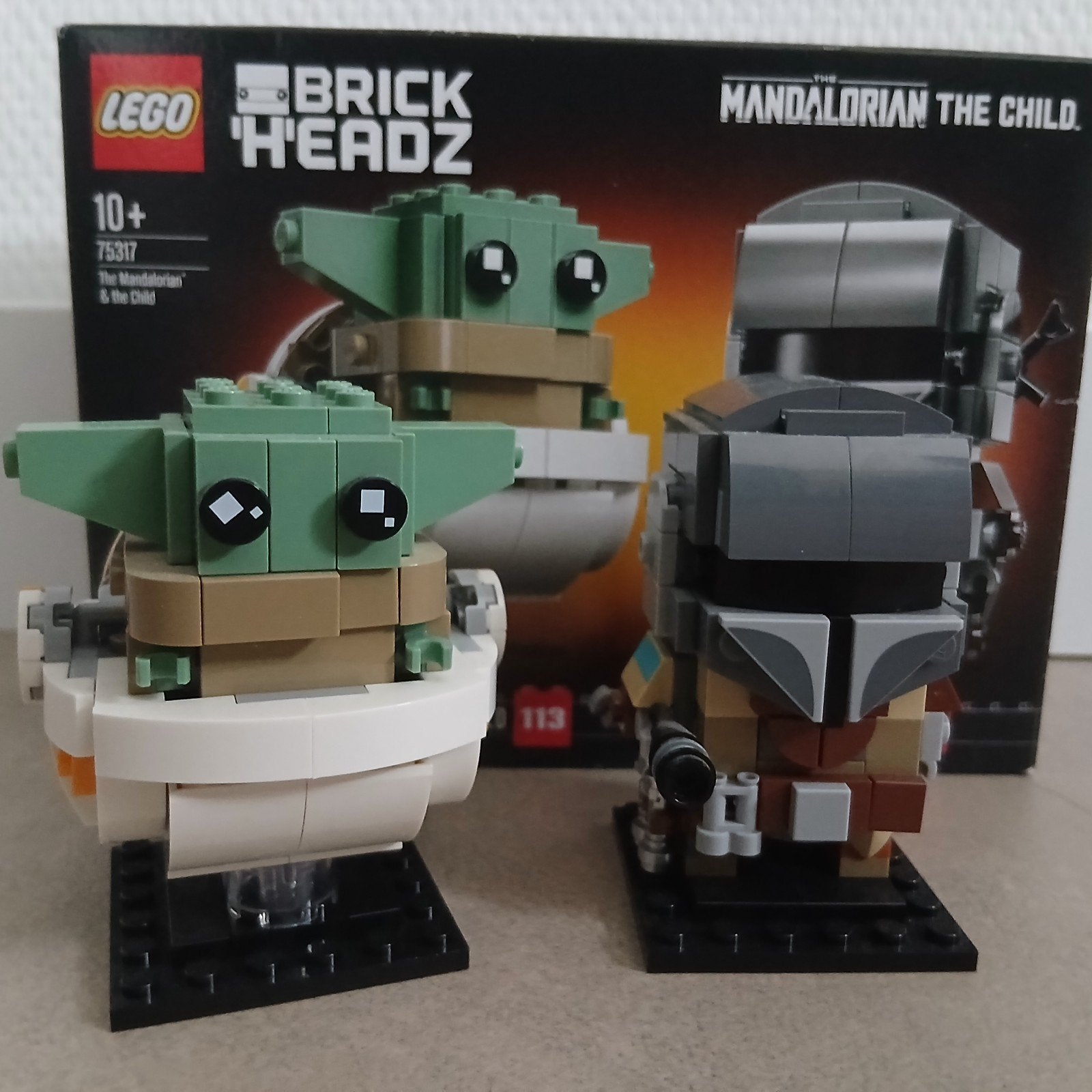 LEGO BrickHeadz The Mandalorian & The Child 75317, Ophalen of Verzenden, Zo goed als nieuw, Overige merken