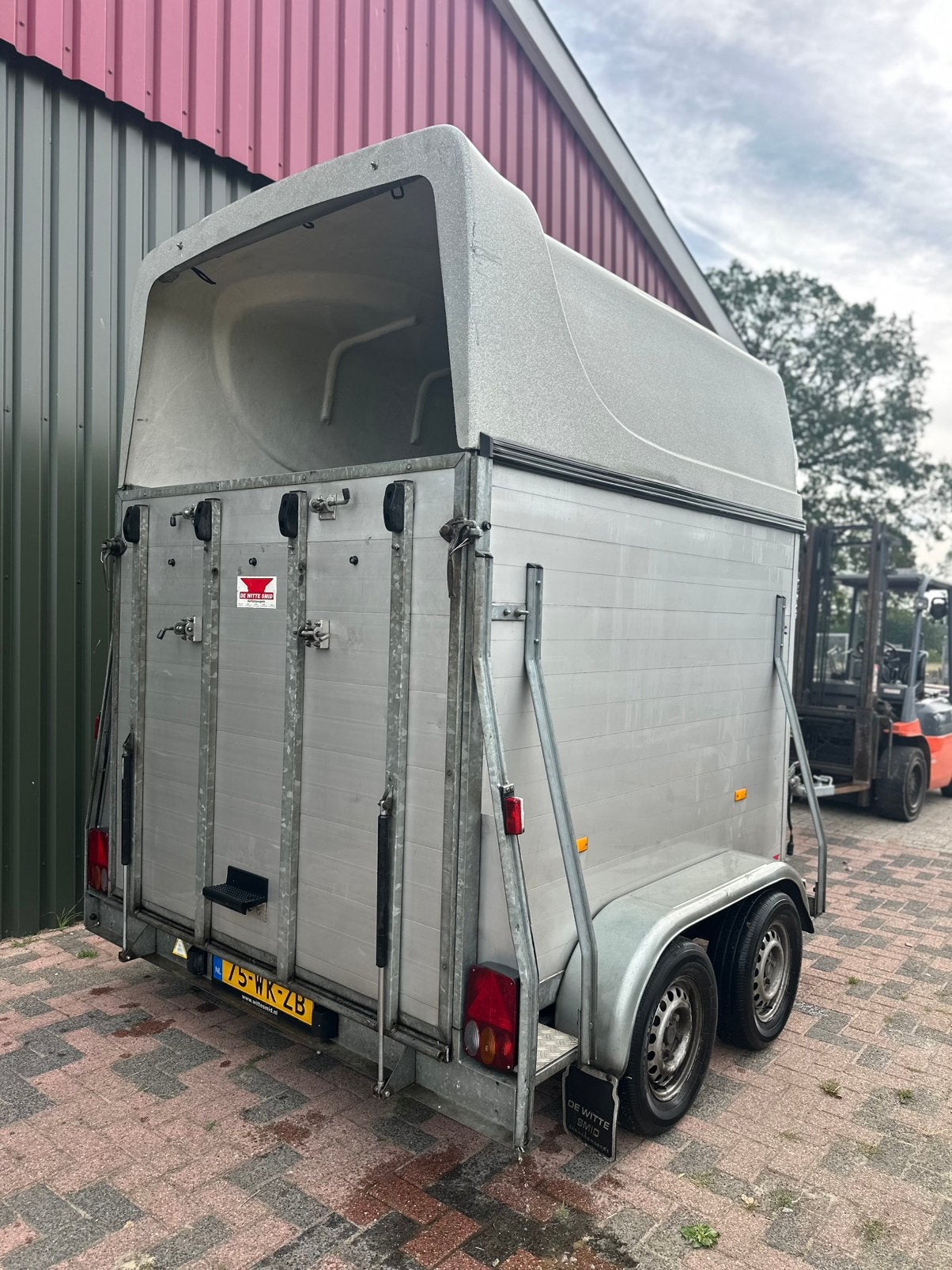 Mooie aluminium paardentrailer 2paards !!, Ophalen of Verzenden, Zo goed als nieuw, Aluminium, 2-paards trailer