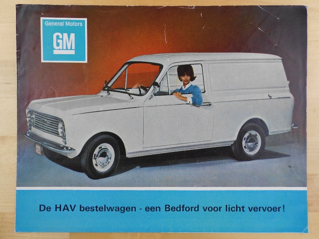 Bedford HAV Bestelwagen Brochure ca 1968, Bedford, Ophalen of Verzenden, Zo goed als nieuw, Overige merken