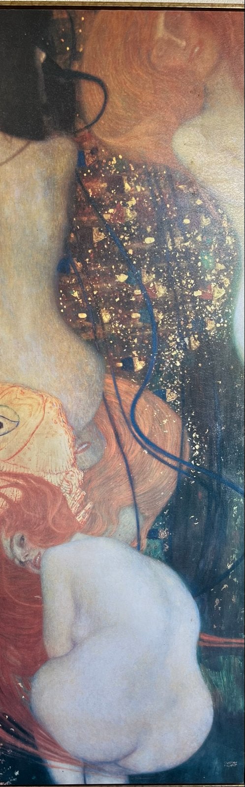 Foto 5 van Gustav Klimt groot schilderij op paneel