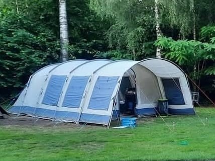 grote tunneltent, Ophalen