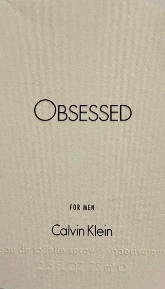 Calvin Klein Obsessed for Men Eau de Toilette 75 ml, Ophalen of Verzenden, Nieuw