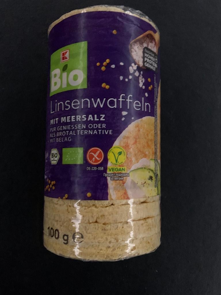 Kaufland Bio Linzen wafels met zeezout NIEUW!!, Ophalen of Verzenden