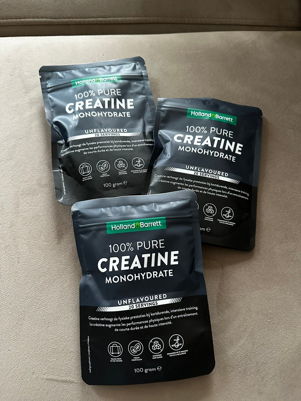 Holland & Barrett 100% Puur Creatine Monohydraat, Sport en Fitness, Ophalen of Verzenden, Nieuw, Poeder of Drank