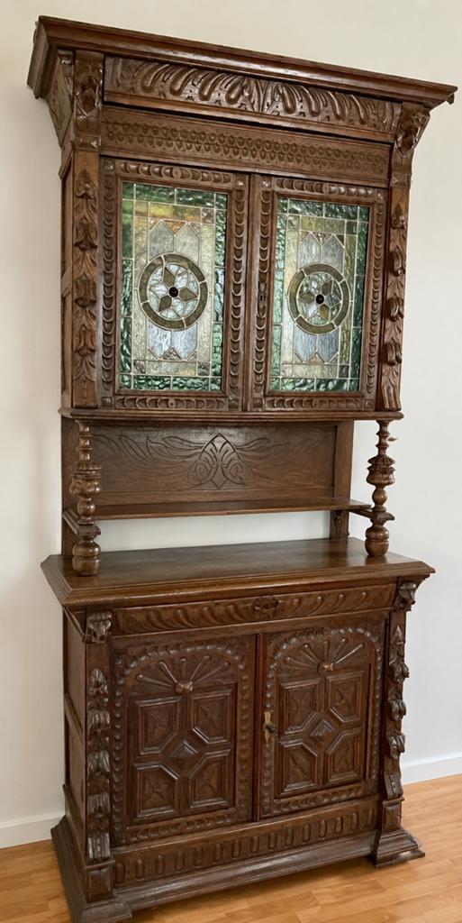 Vintage antiekkast, Antiek en Kunst, Ophalen
