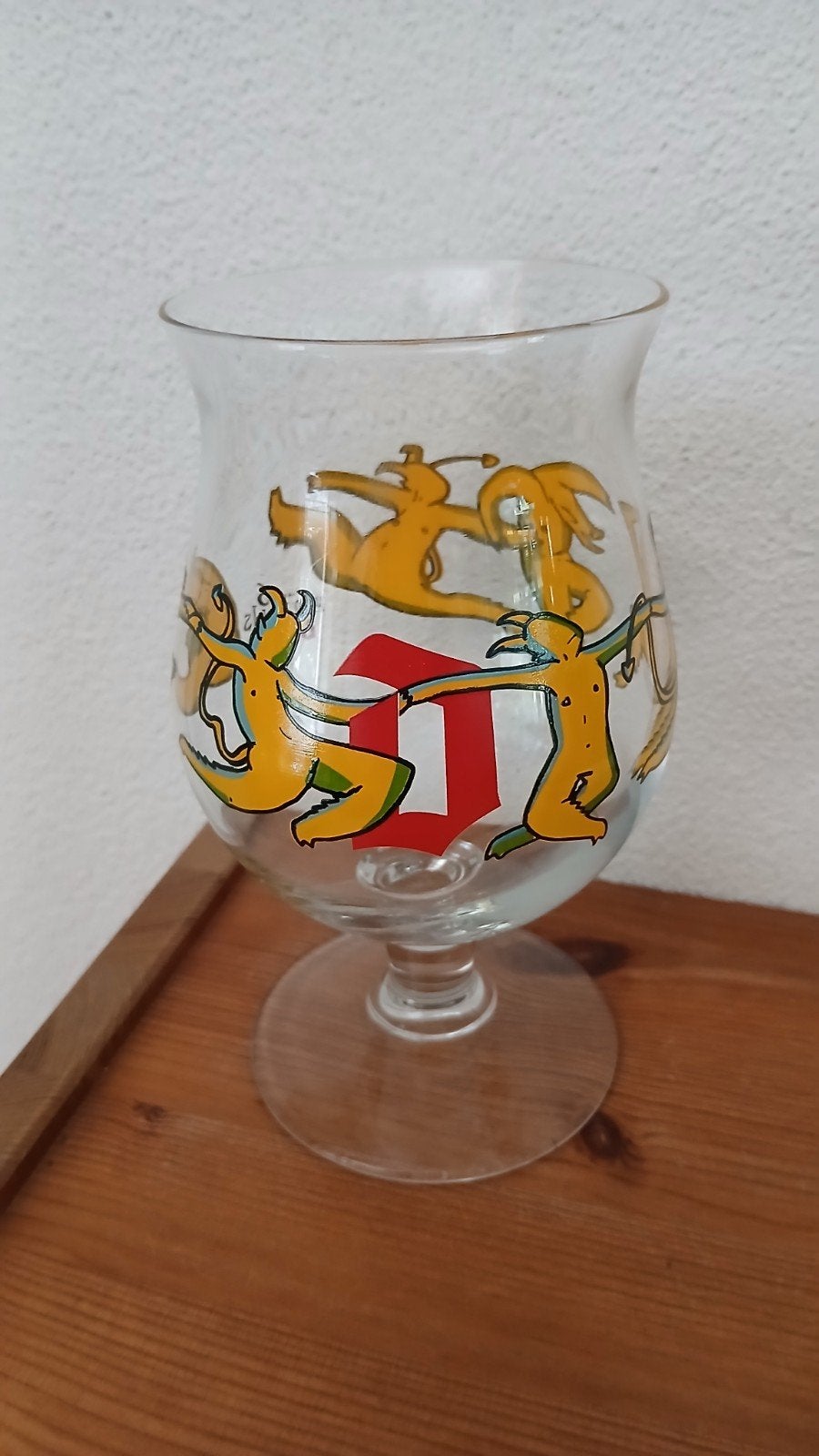 Duvel glas, Verzenden, Zo goed als nieuw, Glas of Glazen, Duvel