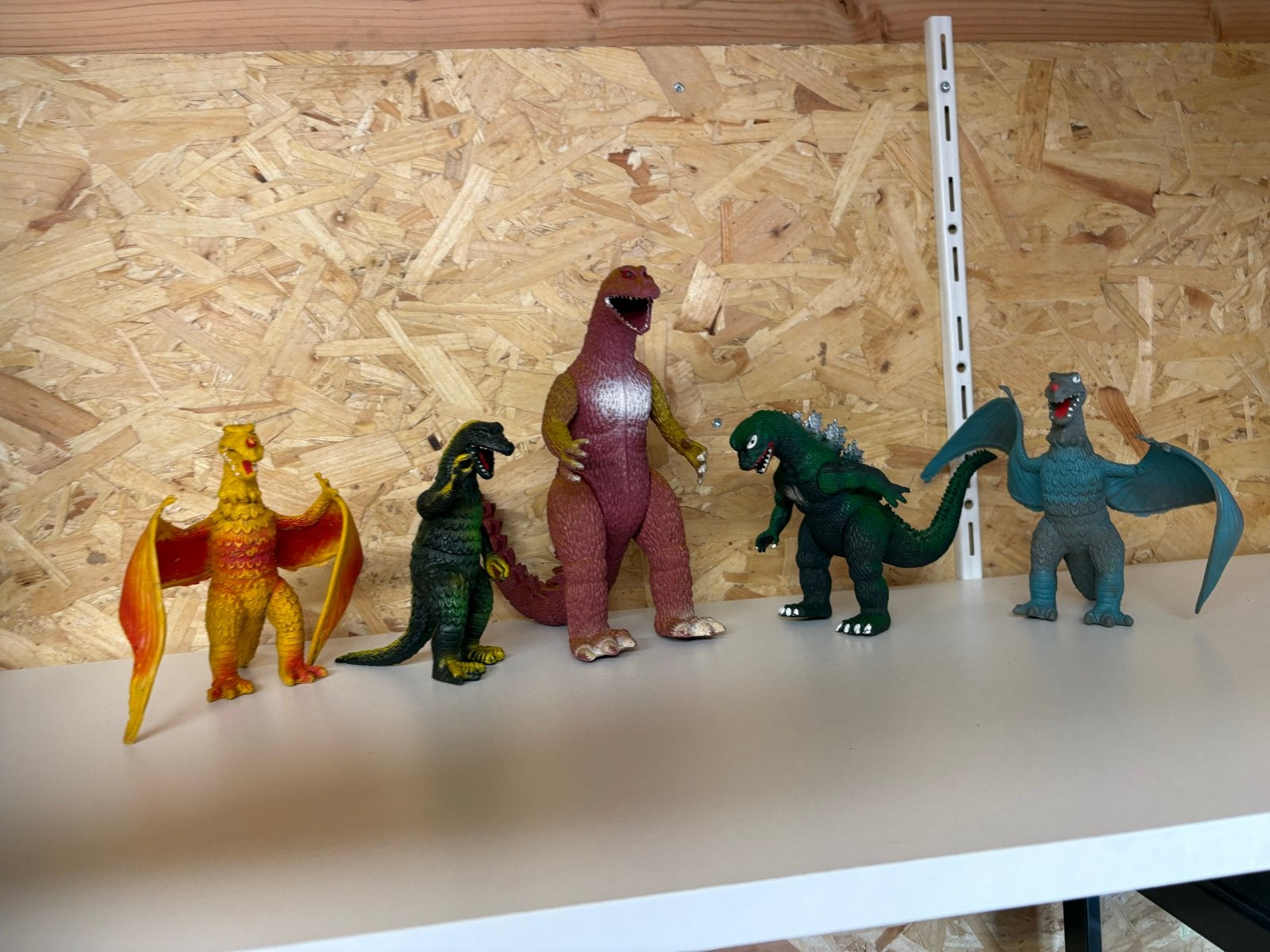 Zeldzame Vintage 80s GODZILLA Monster Bootleg Imperial, Ophalen of Verzenden, Gebruikt