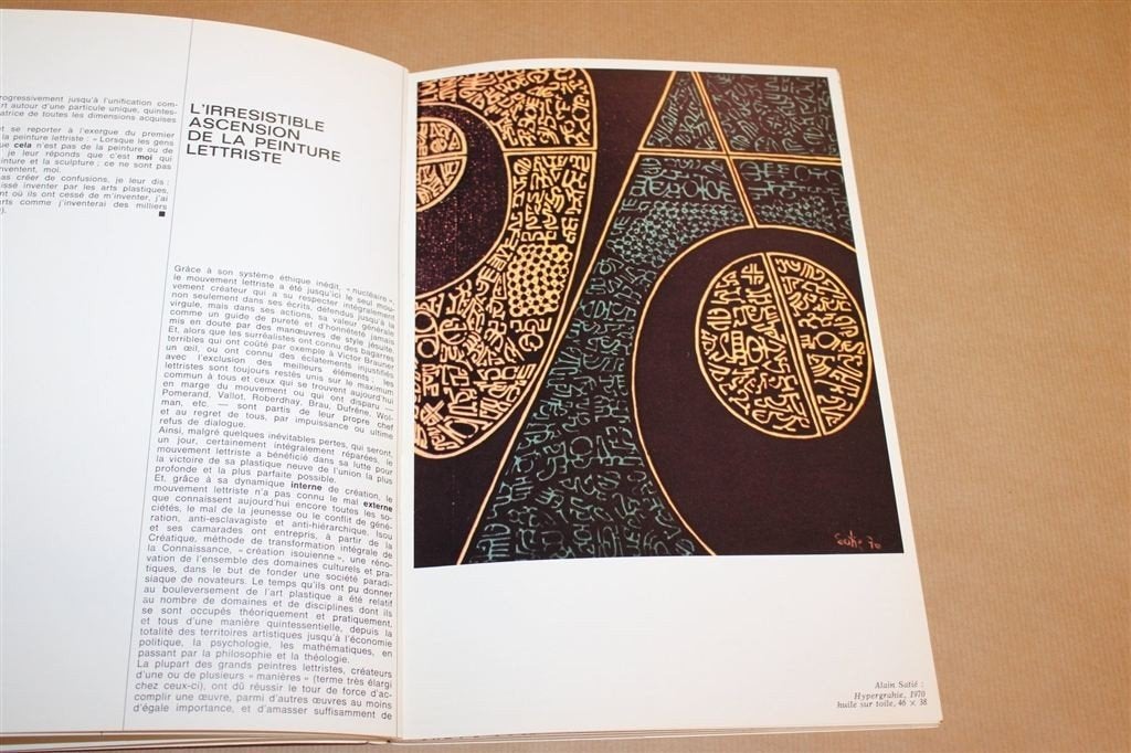 Lettrisme et Hypergraphie — Franse Avant-garde Kunst, Ophalen of Verzenden, Gelezen